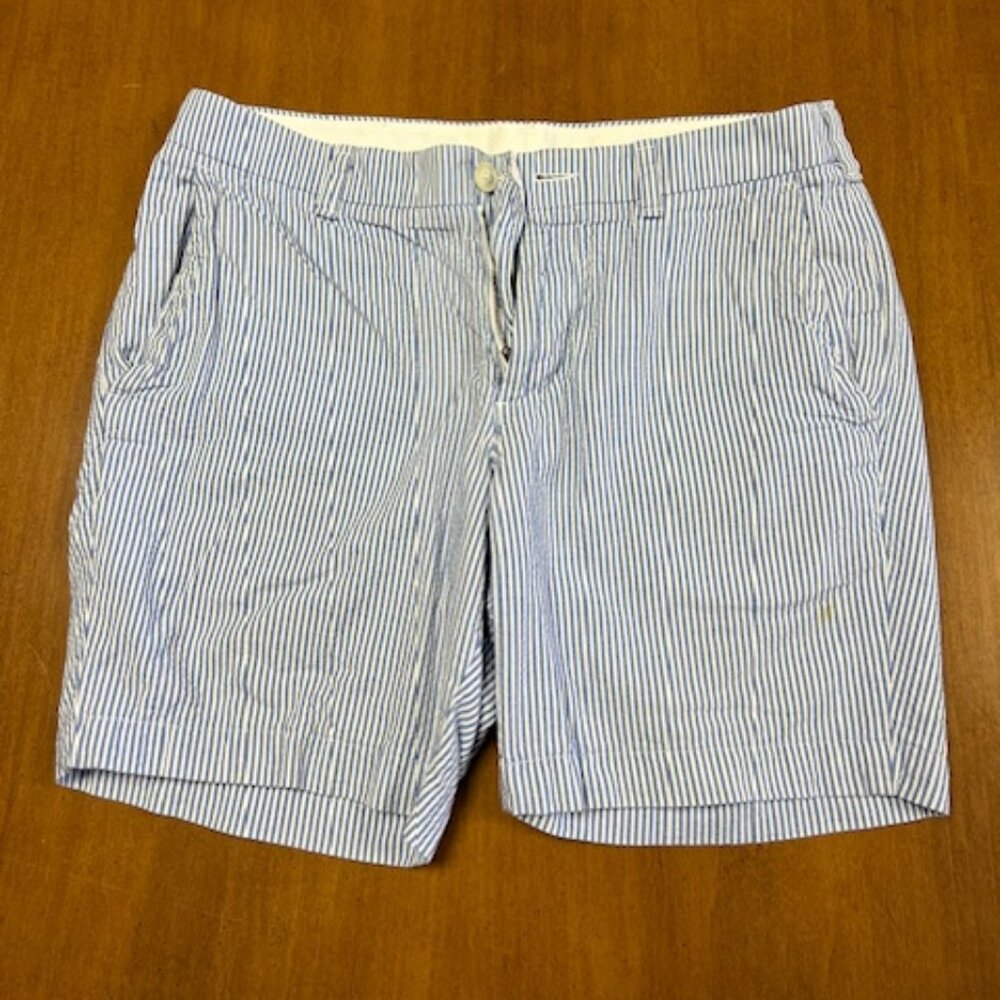 Bonobos Original Seersucker Custom 6" Shorts (Blue)